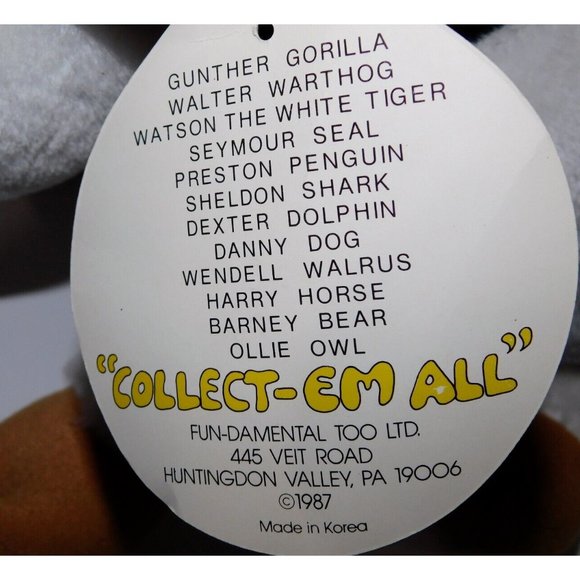 VTG 1987 Squeez-Ems Clarence The Cow 12" Plush With Sound Squeeze Me To Hear Me - Picture 5 of 8